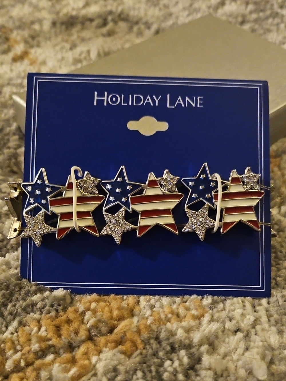Patriotic Star Bracelet Red, White & Blue